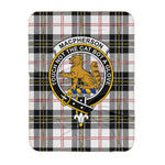 Scotstee Shop Tartan Plaid Blanket MacPherson Clan Crest Badge Scottish Tartan Plaid Sherpa Blanket