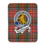 Scotstee Shop Tartan Plaid Blanket MacPherson Weathered Clan Badge Scottish Tartan Plaid Sherpa Blanket, Tartan Blanket, Plaid Blanket, Scottish Blanket, Gift Christmas Blanket, Christmas Blanket, Mother Day Gift, Father Day Gift