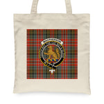 MacPherson Weathered Scottish Clan Tartan Bracelet Bangle Heart Jewelry - Canvas Tote Bag - Scotstee Shop