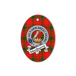 MacQuarrie Scottish Clan Badge Plaid Ornament Gift. Christmas Tree Ornament MacQuarrie Tartan Ornament,  ceramic ornament, personalized christmas ornaments, christmas tree ornaments, christmas door decorations, Plaid Ornament, Tartan Ceramic Ornament