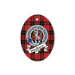 MacQueen Scottish Clan Badge Plaid Ornament Gift. Christmas Tree Ornament MacQueen Tartan Ornament,  ceramic ornament, personalized christmas ornaments, christmas tree ornaments, christmas door decorations, Plaid Ornament, Tartan Ceramic Ornament