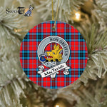 MacTavish Scottish Clan Badge Plaid Ornament Gift. Christmas Tree Ornament MacTavish Clan Tartan Ornament Great Christmas Ornaments Gift - Scotstee Shop
