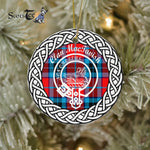 MacTavish Scottish Clan Tartan Badge Plaid Ornament Gift. Christmas Tree Ornament Tartan Ornament Great Christmas Ornaments Gift - Scotstee Shop