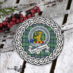 MacThomas Tartan Ornament,  ceramic ornament, personalized christmas ornaments, christmas tree ornaments, christmas door decorations, Plaid Ornament, Tartan Ceramic Ornament