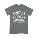 Made In 1977 Vintage 44th Birthday The Man Myth Legend Birthday Shirt - Scotstee Shop