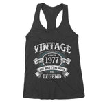 Made In 1977 Vintage 44th Birthday The Man, Myth, Legend Women's Tank Top - Scotstee Shop