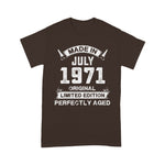 Made In July 1971 50th Birthday Tee For 50 Years Old Birthday Shirt For 50th Birthday Shirt mens vintage 1971 t shirt - Scotstee Shop