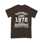 Made In June 1978 43rd Birthday Tee For 43 Years Old Birthday Shirt - Scotstee Shop