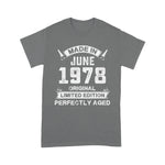 Made In June 1978 43rd Birthday Tee For 43 Years Old Birthday Shirt - Scotstee Shop