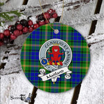 Maitland Scottish Clan Badge Plaid Ornament Gift. Christmas Tree Ornament Maitland Clan Tartan Ornament Great Christmas Ornaments Gift - Scotstee Shop