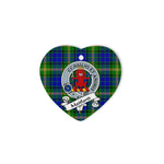 Maitland Scottish Clan Badge Plaid Christmas Ornaments Gift Heart Ornament Maitland Clan Tartan Ornaments, Plaid Ornament, christmas Ornament, plaid christmas ornament
