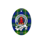 Maitland Scottish Clan Badge Plaid Ornament Gift. Christmas Tree Ornament Maitland Tartan Ornament,  ceramic ornament, personalized christmas ornaments, christmas tree ornaments, christmas door decorations, Plaid Ornament, Tartan Ceramic Ornament