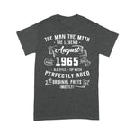 Man Myth Legend August 1965 56th Birthday Tee For 56 Yrs Old Birthday Shirt - Scotstee Shop