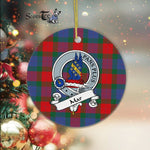Mar Scottish Clan Badge Plaid Ornament Gift. Christmas Tree Ornament Mar Clan Tartan Ornament Great Christmas Ornaments Gift - Scotstee Shop