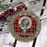 Marjoribanks Celtic Circle Plaid Ornament Gift. Christmas Tree Ornament Tartan Ornament Great Christmas Ornaments Gift - Scotstee Shop