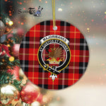 Marjoribanks Scottish Clan Plaid Ornament Gift. Christmas Tree Ornament Marjoribanks Clan Tartan Ornament Great Christmas Ornaments Gift - Scotstee Shop