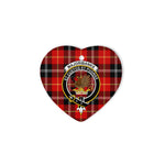 Marjoribanks Scottish Clan Plaid Ornament Gift. Christmas Tree Ornament Marjoribanks Clan Tartan Ornament Great Christmas Ornaments Gift Heart Ornament - Scotstee Shop