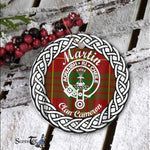 Martin Tartan Ornament,  ceramic ornament, personalized christmas ornaments, christmas tree ornaments, christmas door decorations, Plaid Ornament, Tartan Ceramic Ornament