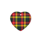 Masterton Bcn Tartan Heart Ornaments, Christmas Tree Ornament, Plaid Christmas Ornaments, Ceramic Heart Christmas Tree Decoration, Christmas Ornament, Plaid Ornament, Tartan Ornament, Buffalo Plaid Ornament