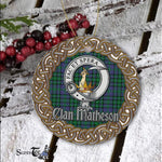 Matheson Celtic Circle Plaid Ornament Gift. Christmas Tree Ornament Tartan Ornament Great Christmas Ornaments Gift - Scotstee Shop