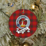 Matheson Scottish Clan Badge Plaid Ornament Gift. Christmas Tree Ornament Matheson Clan Tartan Ornament Great Christmas Ornaments Gift - Scotstee Shop