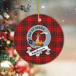 Matheson Scottish Clan Badge Plaid Ornament Gift. Christmas Tree Ornament Matheson Clan Tartan Ornament Great Christmas Ornaments Gift - Scotstee Shop