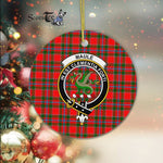 Maule Scottish Clan Plaid Ornament Gift. Christmas Tree Ornament Maule Clan Tartan Ornament Great Christmas Ornaments Gift - Scotstee Shop