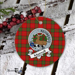 Maxwell Scottish Clan Badge Plaid Ornament Gift. Christmas Tree Ornament Maxwell Clan Tartan Ornament Great Christmas Ornaments Gift - Scotstee Shop