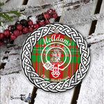McAdams Surname Last Name Scottish Clan Tartan Badge Crest Plaid Ornament Gift. Christmas Tree Ornament Tartan Ornament Great Christmas Ornaments Gift - Scotstee Shop