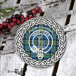 McCorquodale Clan Tartan Crest Badge Plaid Ornament Gift. Christmas Tree Ornament Tartan Ornament Great Christmas Ornaments Gift - Scotstee Shop