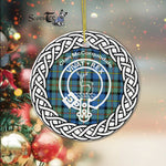McCorquodale Clan Tartan Crest Badge Plaid Ornament Gift. Christmas Tree Ornament Tartan Ornament Great Christmas Ornaments Gift - Scotstee Shop