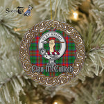 McCulloch Celtic Circle Plaid Ornament Gift. Christmas Tree Ornament Tartan Ornament Great Christmas Ornaments Gift - Scotstee Shop