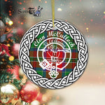 McCulloch Clan Tartan Crest Badge Plaid Ornament Gift. Christmas Tree Ornament Tartan Ornament Great Christmas Ornaments Gift - Scotstee Shop