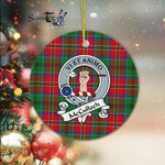 Mcculloch Scottish Clan Badge Plaid Ornament Gift. Christmas Tree Ornament Mcculloch Clan Tartan Ornament Great Christmas Ornaments Gift - Scotstee Shop