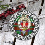 McCulloch Scottish Clan Tartan Badge Plaid Ornament Gift. Christmas Tree Ornament Tartan Ornament Great Christmas Ornaments Gift - Scotstee Shop