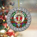 McCulloch Scottish Clan Tartan Badge Plaid Ornament Gift. Christmas Tree Ornament Tartan Ornament Great Christmas Ornaments Gift - Scotstee Shop
