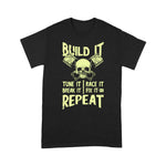 Mechanic Dad Shirt Build It Tune Break Race Fix Repeat Funny Car Guys Gifts Father's Day Shirt - Scotstee Shop