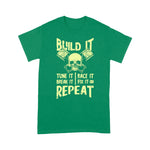 Mechanic Dad Shirt Build It Tune Break Race Fix Repeat Funny Car Guys Gifts Father's Day Shirt - Scotstee Shop