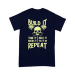 Mechanic Dad Shirt Build It Tune Break Race Fix Repeat Funny Car Guys Gifts Father's Day Shirt - Scotstee Shop