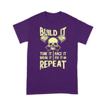 Mechanic Dad Shirt Build It Tune Break Race Fix Repeat Funny Car Guys Gifts Father's Day Shirt - Scotstee Shop