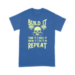 Mechanic Dad Shirt Build It Tune Break Race Fix Repeat Funny Car Guys Gifts Father's Day Shirt - Scotstee Shop
