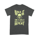 Mechanic Dad Shirt Build It Tune Break Race Fix Repeat Funny Car Guys Gifts Father's Day Shirt - Scotstee Shop
