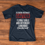 Mechanic Dad Shirt Elevator Mechanic Maintenance Flying Tools Technician Gift Father's Day Shirt - Scotstee Shop