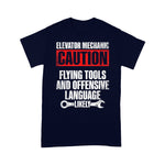 Mechanic Dad Shirt Elevator Mechanic Maintenance Flying Tools Technician Gift Father's Day Shirt - Scotstee Shop