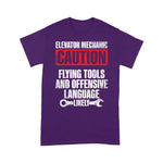 Mechanic Dad Shirt Elevator Mechanic Maintenance Flying Tools Technician Gift Father's Day Shirt - Scotstee Shop