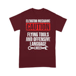 Mechanic Dad Shirt Elevator Mechanic Maintenance Flying Tools Technician Gift Father's Day Shirt - Scotstee Shop