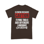 Mechanic Dad Shirt Elevator Mechanic Maintenance Flying Tools Technician Gift Father's Day Shirt - Scotstee Shop