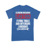 Mechanic Dad Shirt Elevator Mechanic Maintenance Flying Tools Technician Gift Father's Day Shirt - Scotstee Shop