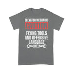 Mechanic Dad Shirt Elevator Mechanic Maintenance Flying Tools Technician Gift Father's Day Shirt - Scotstee Shop
