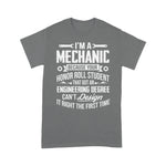 Mechanic Dad Shirt Funny Im A Mechanic Shirt Because Your Honor Roll Student Gift Father's Day Shirt - Scotstee Shop